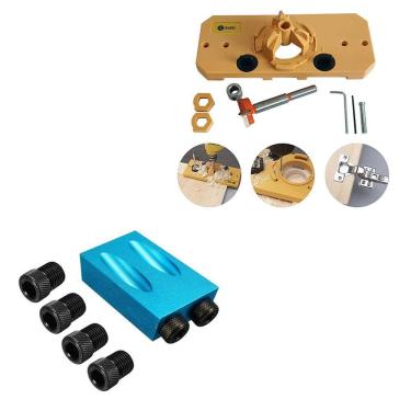 Imagem de Combo de Gabarito Khi-Hinge + Cavilhas + Chanfrados - CHARBS