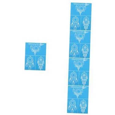 Imagem de VILLCASE 5 Folhas modelo de impressão de tela jogo de argila estênceis florais gaze estêncil de tela de seda doméstica estêncil de impressão artesanal manual o sinal acessórios Malha