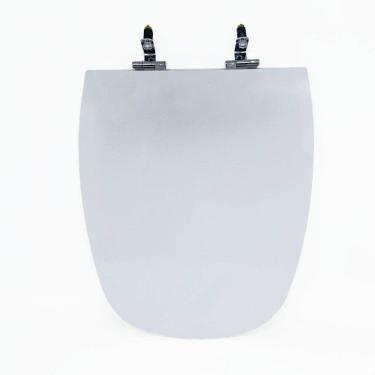 Imagem de Assento Sanitário Poliéster para Louça Monte Carlo/venice deca/belize Super Luxo Cromado Branco