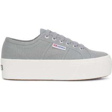 Imagem de Superga Tênis feminino 2790a Cotw Fashion, Cinza Md/Favorio, 39