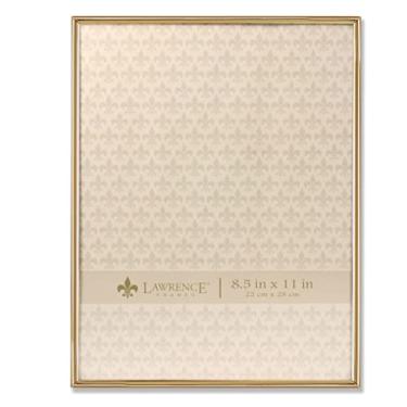Imagem de Lawrence Frames 21,5 cm L x 28,5 cm A moldura de metal simplesmente dourado (670081)