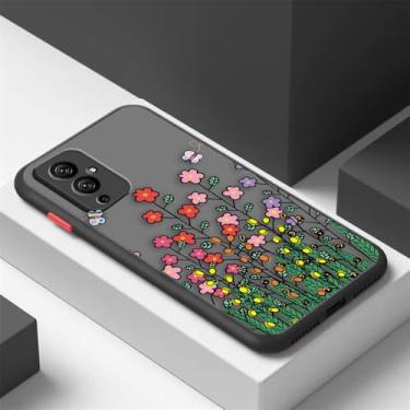 Imagem de Capa de telefone fosca para Oneplus 10 9 8T 8 7 7T 6 6T 5 5T PRO NORD CE 2 N10 N100 5G Capa lindas flores coloridas, SFBLA06, para Oneplus NORD CE2 5G