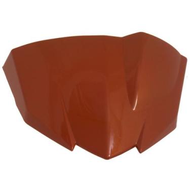 Imagem de Carenagem Superior Do Farol Cromo Forte Fazer 150 2014, LARANJA 2014, 