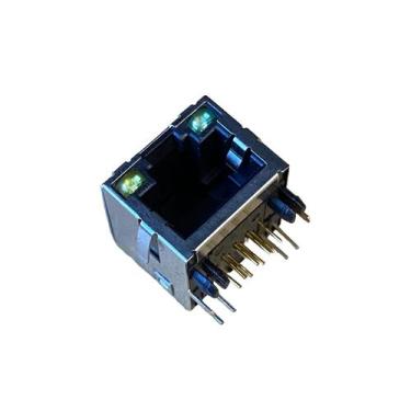 Imagem de Modular Jack Rj45 Tomada Blindado 8p/8c Com Led - JO 0580808I5SL