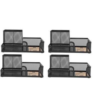 Imagem de Porta Lapís,Porta Treco,Caneta,Clips,Lembrete,Kit c/4 - Gv Office