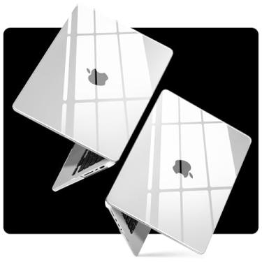 Imagem de DONGKE Capa protetora rígida de cristal compatível com MacBook Pro de 16 polegadas 2024 2023 2021 M4 Pro/Max A3403 A3186 M3 A2991 M2 A2780 M1 A2485 [Premium Slim] Capa rígida protetora de cristal para