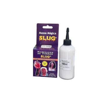 Imagem de Kit maquiagem artistica de terror látex 100ml + massa slug
