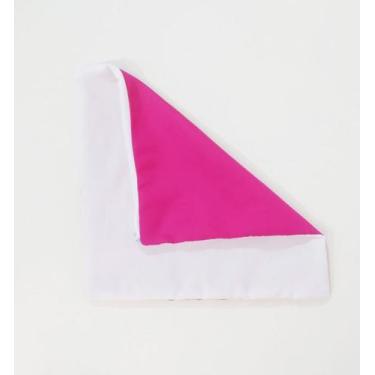 Imagem de Capa de Almofada branca e rosa 30x30 para Sublimação - Sublimaçao