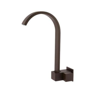 Imagem de Torneira Parede Bica Móvel Alta Cascata Cozinha Banheiro Luxo - HC MET