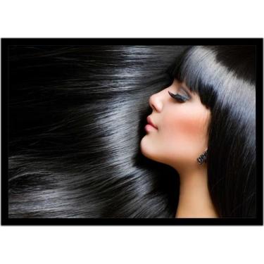 Imagem de Quadro Decorativo Estética Feminina Moda Salões De Beleza Maquiagem Ca