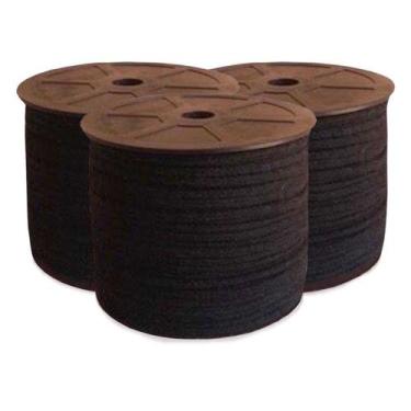 Imagem de Corda/cordão D Algodão Trançado (cru) 6mm 50 metros cama mesa e banho 