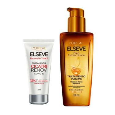 Imagem de Kit Elseve Creme Tratamento 50ml + Óleo Extraordinário 100ml