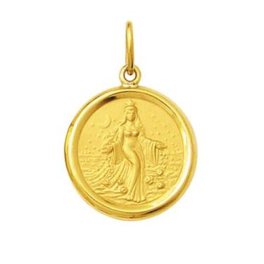 Imagem de Pingente Pequeno 1,8cm Ouro Maciço 18k FDMR-1K200 (24 Santos) - Fab Jo