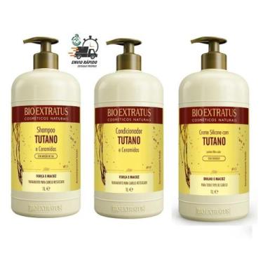 Imagem de Bio Extratus Tutano Kit Litrão Sh + Cond +Creme De Silicone