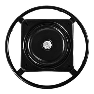 Imagem de yaaqoo Base de anel de móveis de 42 cm com fundo giratório de substituição de rotação de 360 graus com placa de 25 cm para poltronas reclináveis