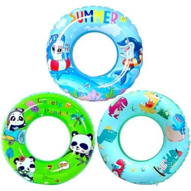 Imagem de Kit 3 Boia Infantil Praia e Piscina 80cm Vinil até 50kg Meninos