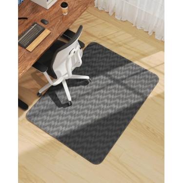 Imagem de Blvornl Tapete grande para cadeira de escritório para piso de madeira, tapete de cadeira de rodinhas para madeira dura, protetor de piso rígido antiderrapante grande, tapete de mesa de computador