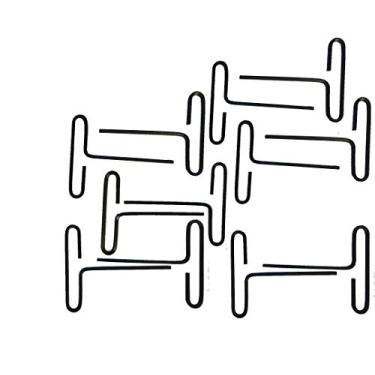 Imagem de Eklind Tool 31305 Chave Allen em T com cabo hexagonal padrão de 1,5 mm (5/162.6 cm), pacote com 12