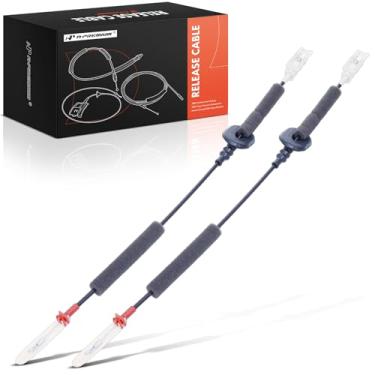 Imagem de A-Premium Cabo de liberação de trava de maçaneta interna de 19,7 polegadas compatível com Ford Edge 2015-2024, dianteiro esquerdo e direito, 2 peças