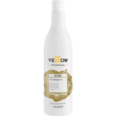 Imagem de Shampoo Iluminador Star Yellow 500ml Alfaparf Restaurador Brilhante Le