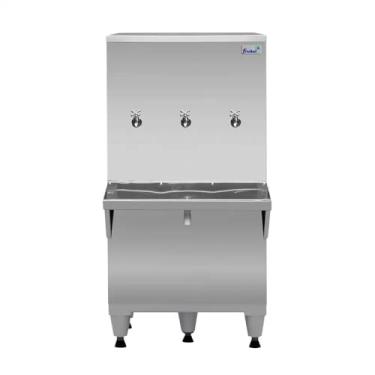 Imagem de Bebedouro Frisbel 100 Litros Coluna Inox RA10 – 220 Volts