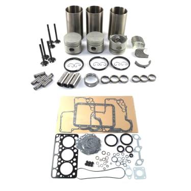 Imagem de Otobaijeni Kit de reconstrução de motor D750 D750B com kit de válvula para motor Kubota D750 D750B D750-B trator B5200 B5200DT B5200E B7100 B1702DT peças de reposição de reconstrução de motor