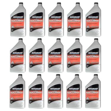 Imagem de Óleo Náutico Quicksilver TCW3 Original Motor Popa 15 Litros