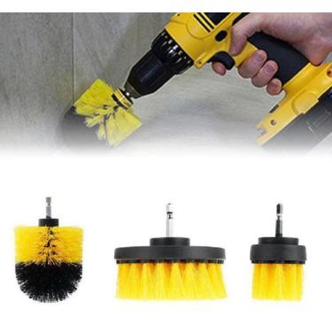 Imagem de Escovas Para Limpeza Pesada Encaixa Parafusadeira  Furadeira - up tool