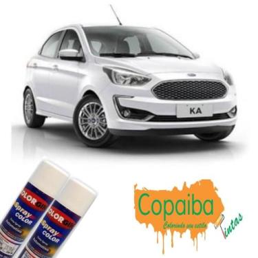 Imagem de Tinta Spray Automotiva (BRANCO) NA COR DO SEU CARRO 300ml Feita na máq