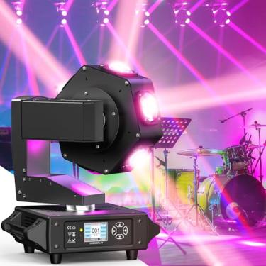 Imagem de Xelletye Luz De Cabeça Móvel Xyz Com Ligação De Três Eixos 6 X 40W Rgbw Iluminação De Palco Luzes De Dj Holofote De Feixe 14/16 Ch Luz De Lavagem Com Dmx E Som Ativado Para Festas De Casamento Na Ig