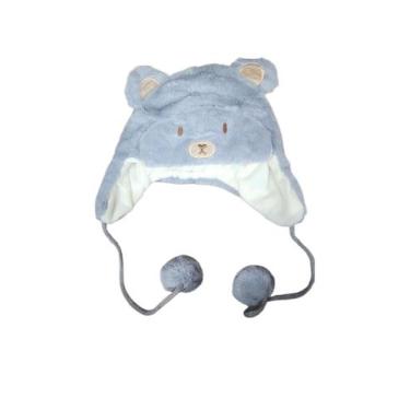 Imagem de Touca Gorro Bebe Infantil Ursinho Panda Super Macia Inverno - D Presen