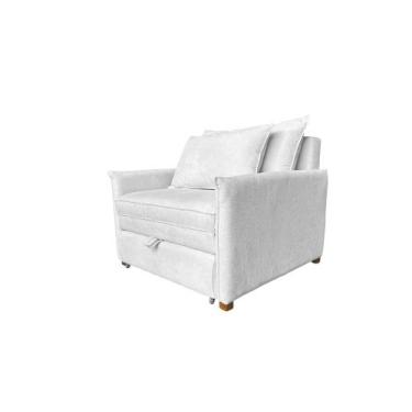 Imagem de Poltrona Cama Monica Boucle - Estopar, Boucle Prata