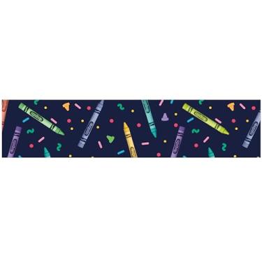 Imagem de Eureka 845680 Crayola Colors of Kindness Decorativo Sala de Aula e Quadro de Avisos Acabamento para Professores, 5,7 cm de largura com 91 cm no total, 12 tiras