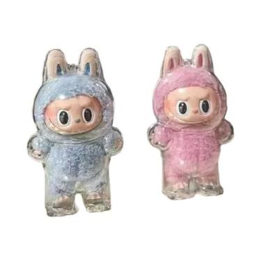 Imagem de Batimento Cardíaco Macaron Vinil Rosto Boneca De Pelúcia Caixa Cega Na