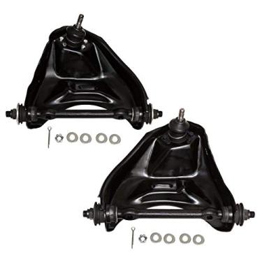 Imagem de Conjunto de 2 peças TUCAREST K620249 K620250 com braço de controle superior esquerdo e direito da junta esférica compatível com Chevrolet S10 Blazer GMC S15 Jimmy Sonoma Isuzu Hombre [Somente modelos RWD] K620260 K620261