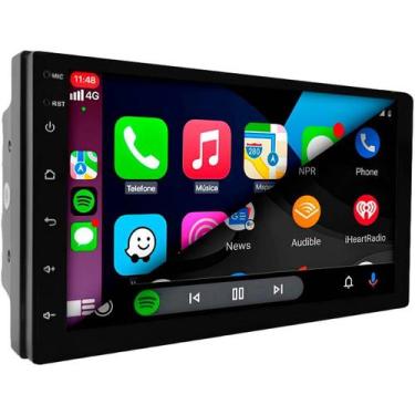 Imagem de Central Multimidia 7pol IPS QuadCore 4GB 64GB Android Auto Carplay Esp