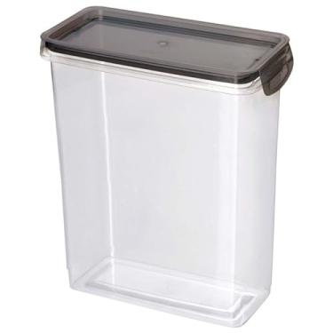 Imagem de Porta Mantimentos Trava Mais Retangular Cristal 3L Plasútil