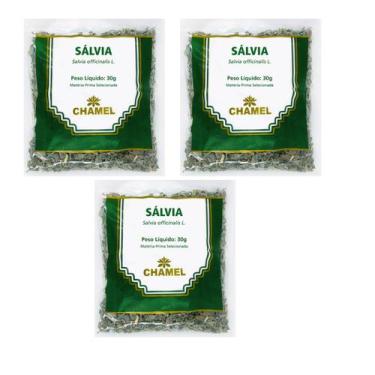 Imagem de Chá Sálvia Natural Kit 3 Pacotes Chamel
