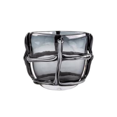 Imagem de Vaso de Vidro Estilo Murano Refúgio Fumê