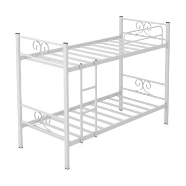 Imagem de Beliche Domus Solteiro Moderno 100% Aço Compacta Cinza