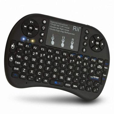 Imagem de Mini Teclado Touchpad Retroiluminado Wireless