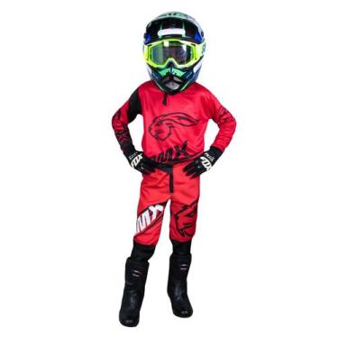 Imagem de Roupa Motocross Conjunto Infantil Trilha Cross Personalizado - AMX, Du