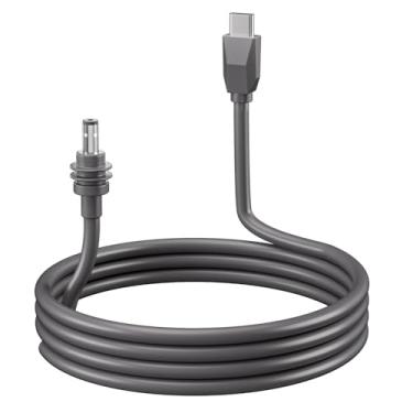 Imagem de GemCoo Starlink Mini cabo de 3 m Starlink Mini USB C para DC 100W entrada USB tipo C para CC, alimentação direta para USB-C para Star Link Mini com 100 W + fonte PD à prova d'água 18AWG 3M
