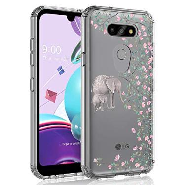 Imagem de Capa de celular transparente SYONER para LG Aristo 5/LG Aristo 5+/LG Fortune 3/LG Risio 4/LG Phoenix 5/LG K8X/LG K31/LG Tribute Monarch (5,7", 2020), Elephant