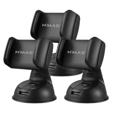 Imagem de Suporte de telefone para carro Trava de carro Ventosa Painel de vidro (3 Unids)