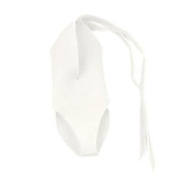 Imagem de Kokiya Roupas de boneco de ação 1:12, roupas em miniatura, traje de banho feminino, body da moda, fantasia de boneca para bonecas femininas de 6 polegadas, Branco