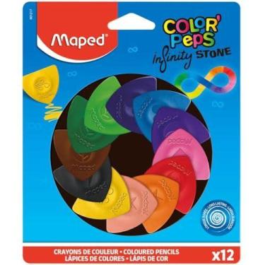 Imagem de Lapis De Cor Triangular Color Peps Infinity Stone 12Co - MAPED