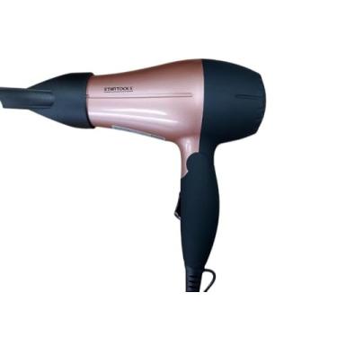 Imagem de Secador de Cabelo Portátil 1200W Bivolt 2 Velocidades, Dobrável, Leve - Viagem, Academia, Bolsa e Uso Diário - Cor Rosa