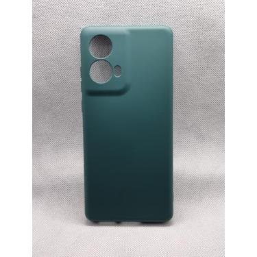 Imagem de Capa Silicone Aveludada Moto G85 (Verde Escuro)