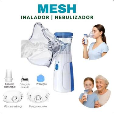Imagem de Nebulizador Ultrassônico Compacto, Ideal para Uso em Casa, Viagens e T
